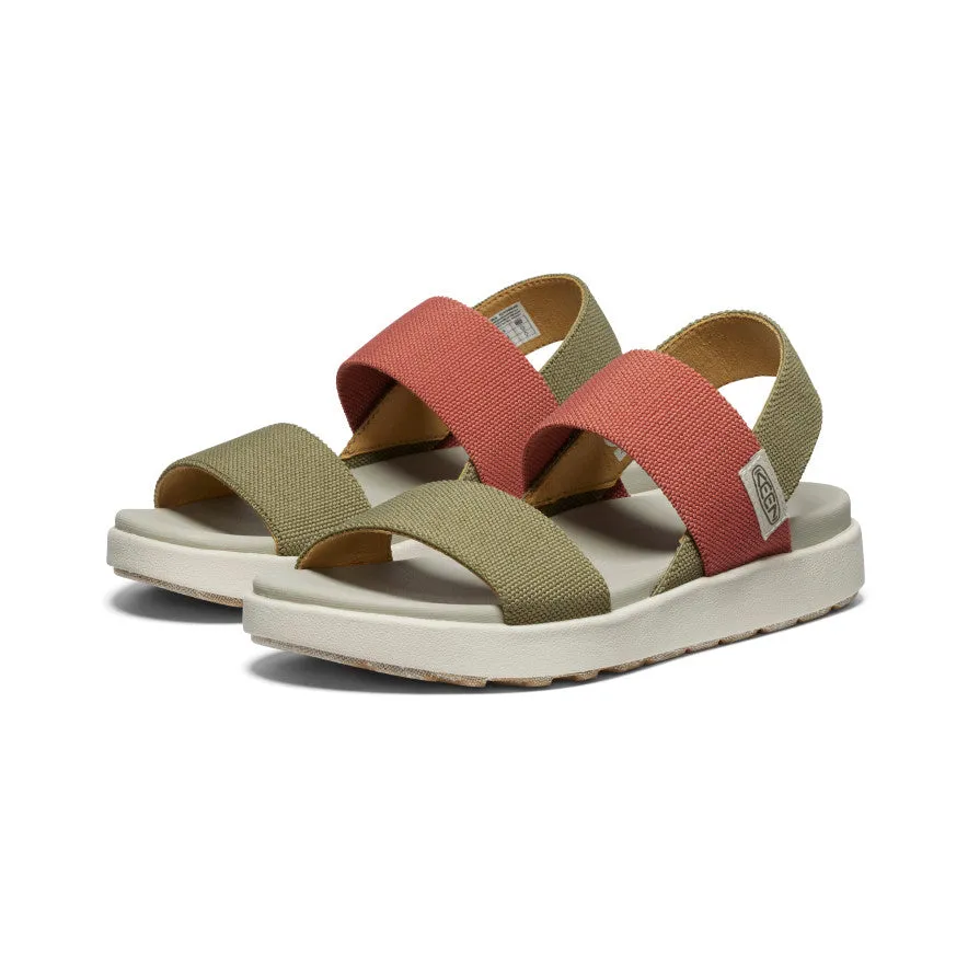 Elle Women's Backstrap Sandal in Martini Olive/Baked Clay - Shop Now!