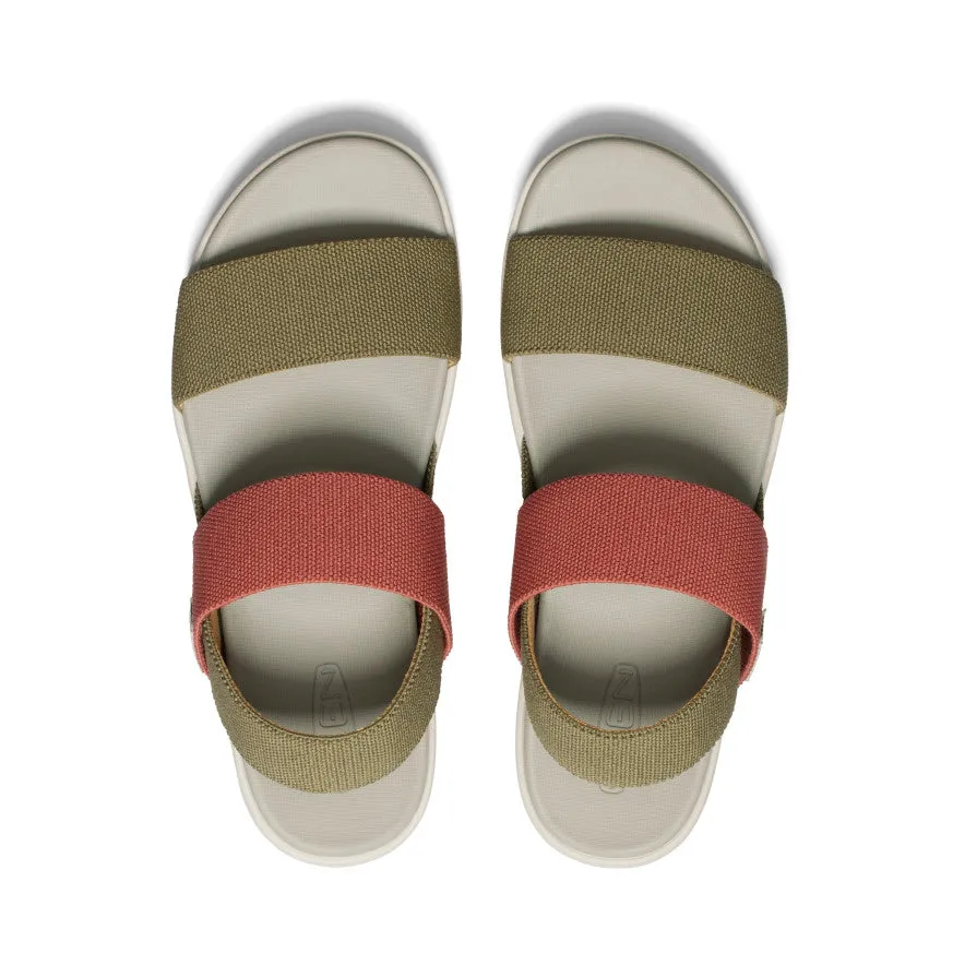 Elle Women's Backstrap Sandal in Martini Olive/Baked Clay - Shop Now!