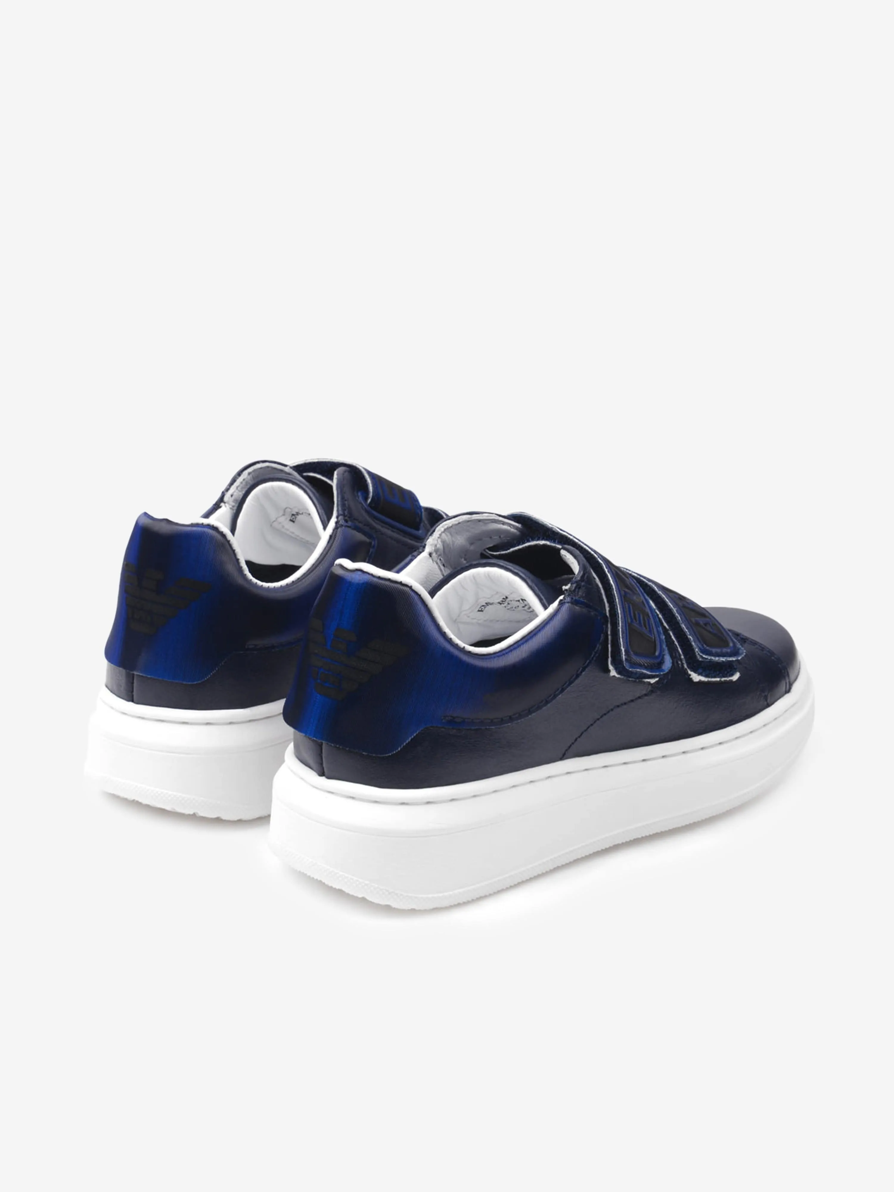 Emporio Armani Boys leather sports shoes