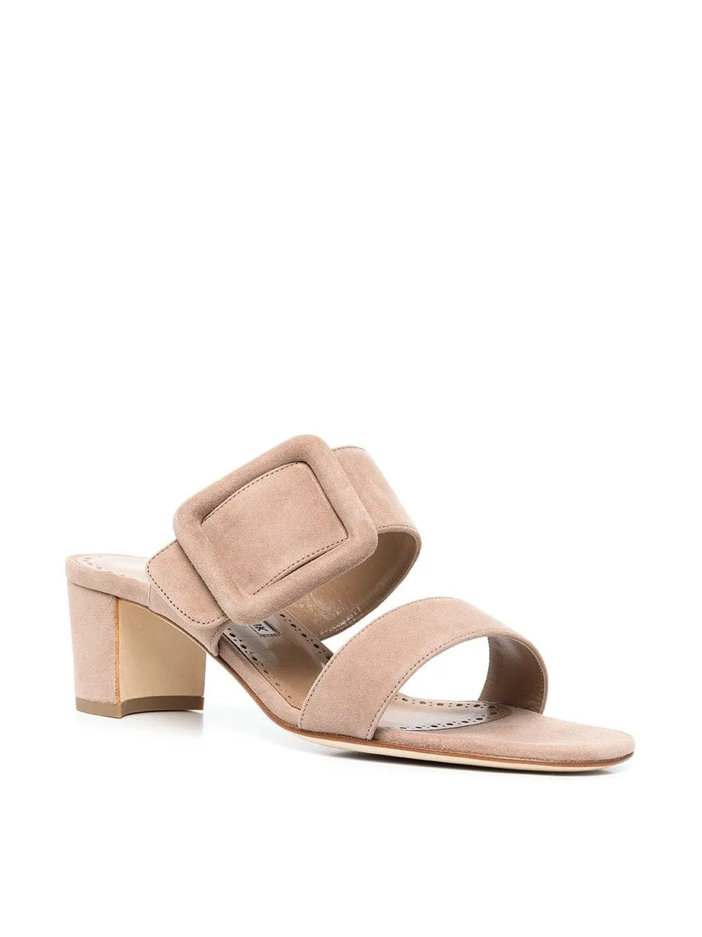 Exotic Maidugura Buckle Mules