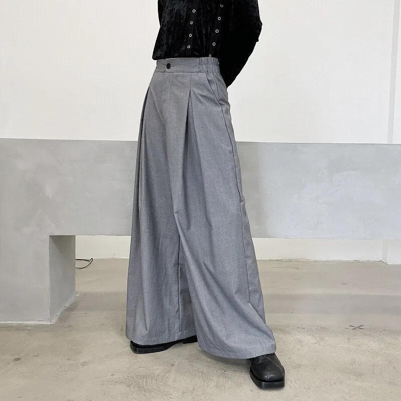 Extra Wide Pleat Front Trousers