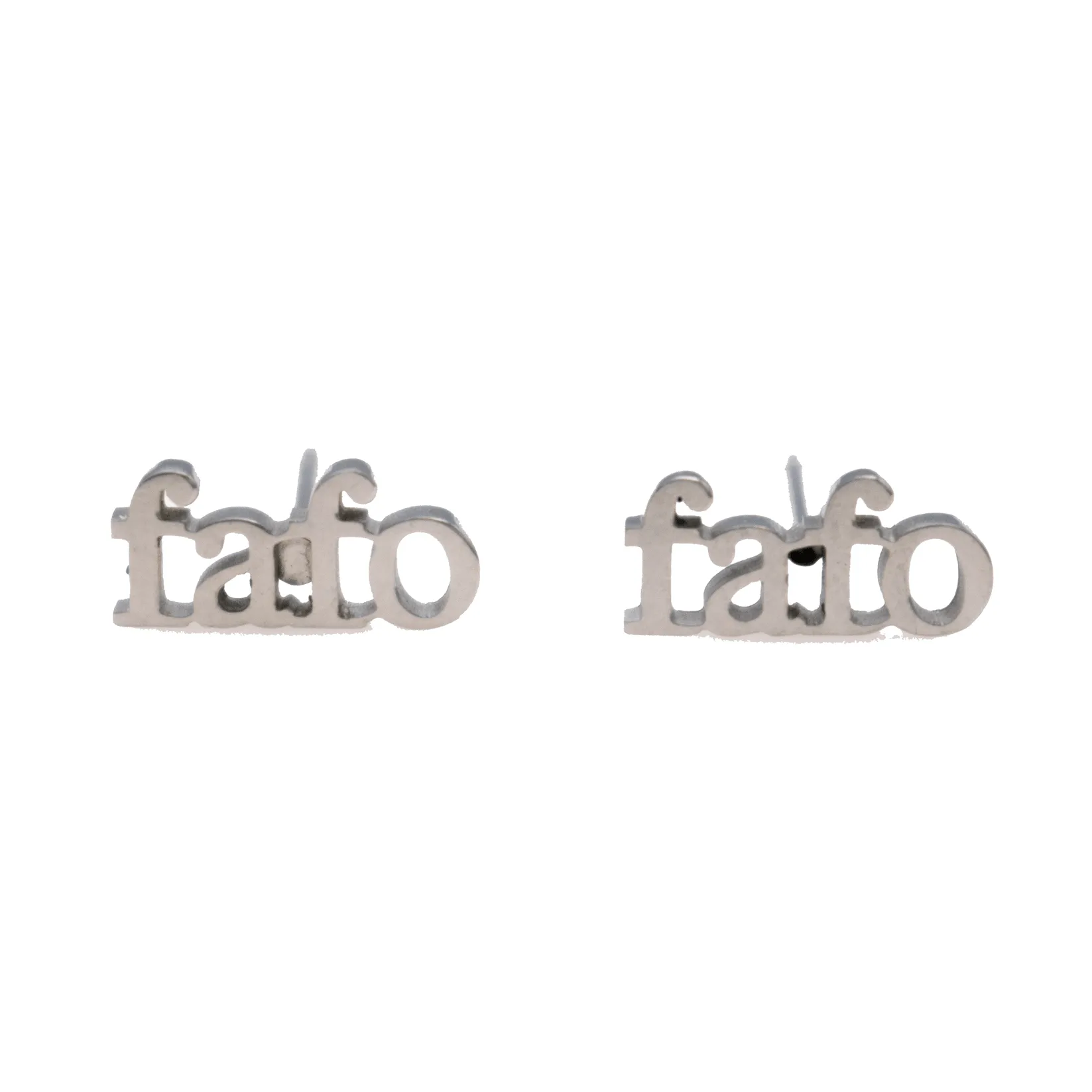 FAFO Initial Earring Set