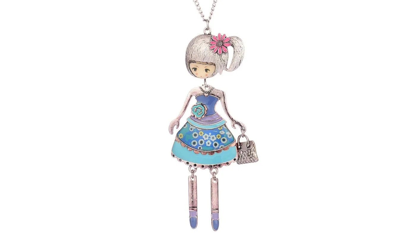 Doll Pendants Necklaces for Stylish Girls