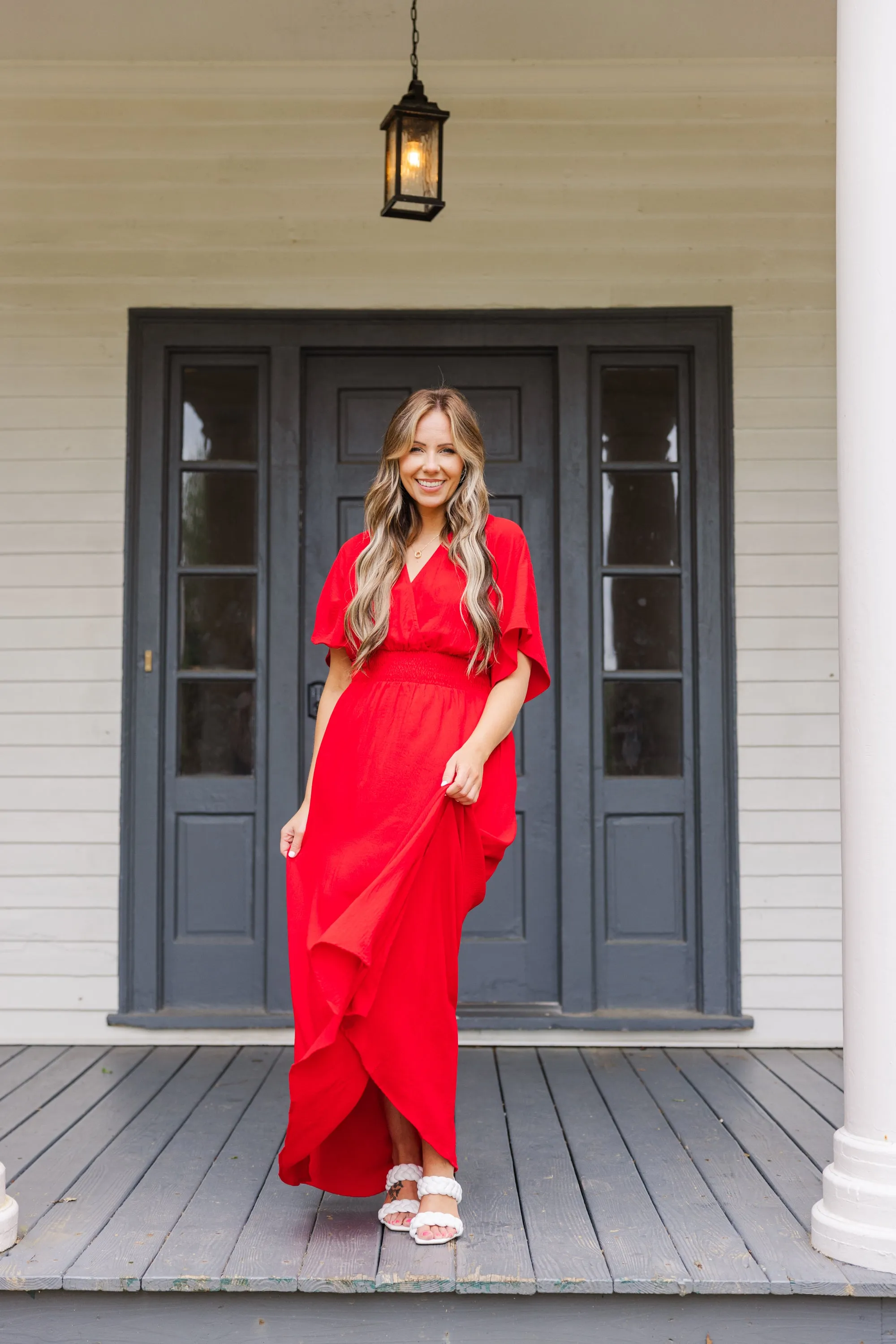 Red Maxi Dress for Women - Feel Good