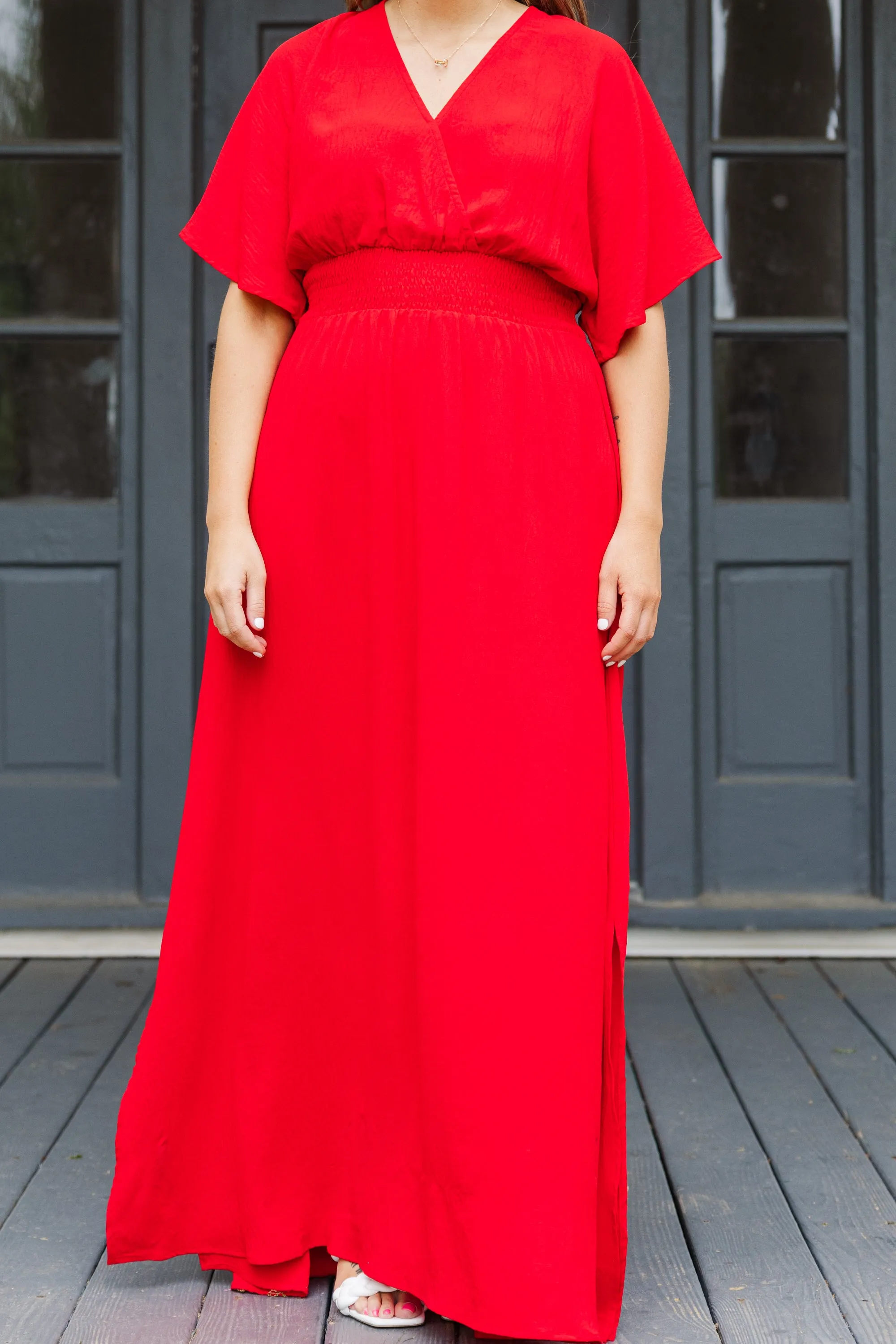 Red Maxi Dress for Women - Feel Good