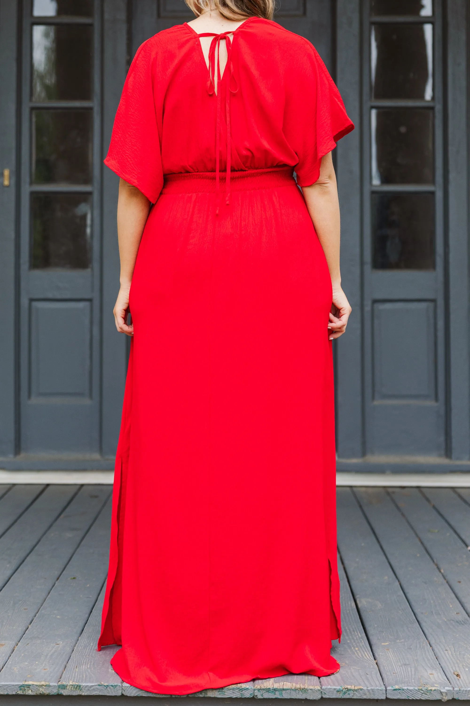 Red Maxi Dress for Women - Feel Good