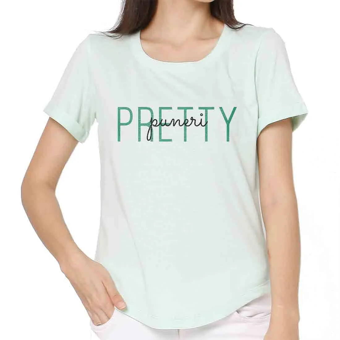 Feminist T Shirts For Women Pune City Tees - Pretty Pune Girl