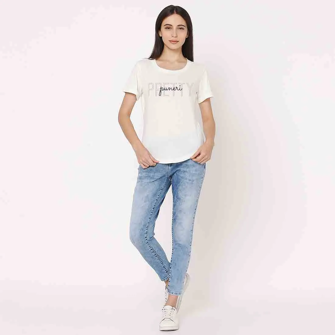 Feminist T Shirts For Women Pune City Tees - Pretty Pune Girl