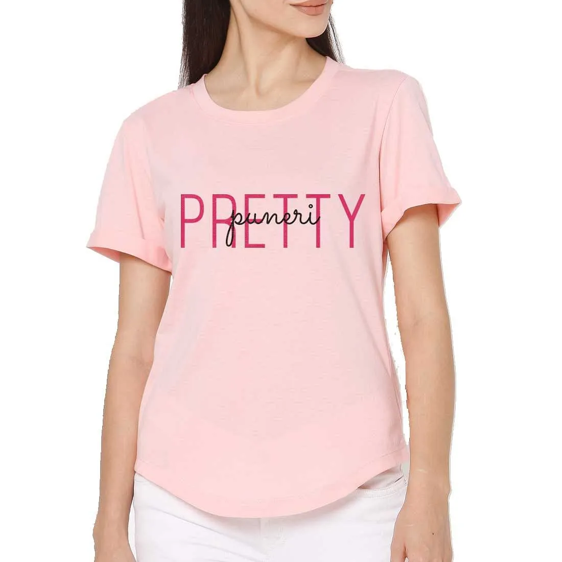 Feminist T Shirts For Women Pune City Tees - Pretty Pune Girl