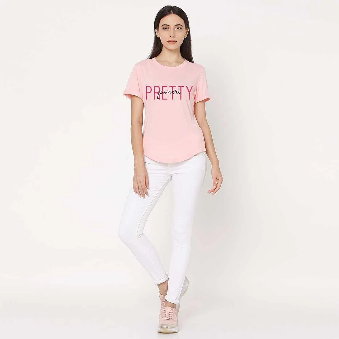 Feminist T Shirts For Women Pune City Tees - Pretty Pune Girl