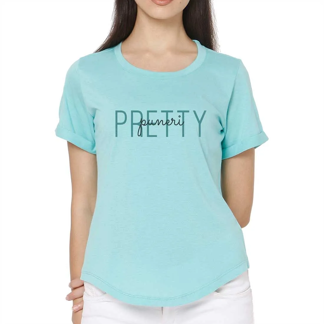 Feminist T Shirts For Women Pune City Tees - Pretty Pune Girl