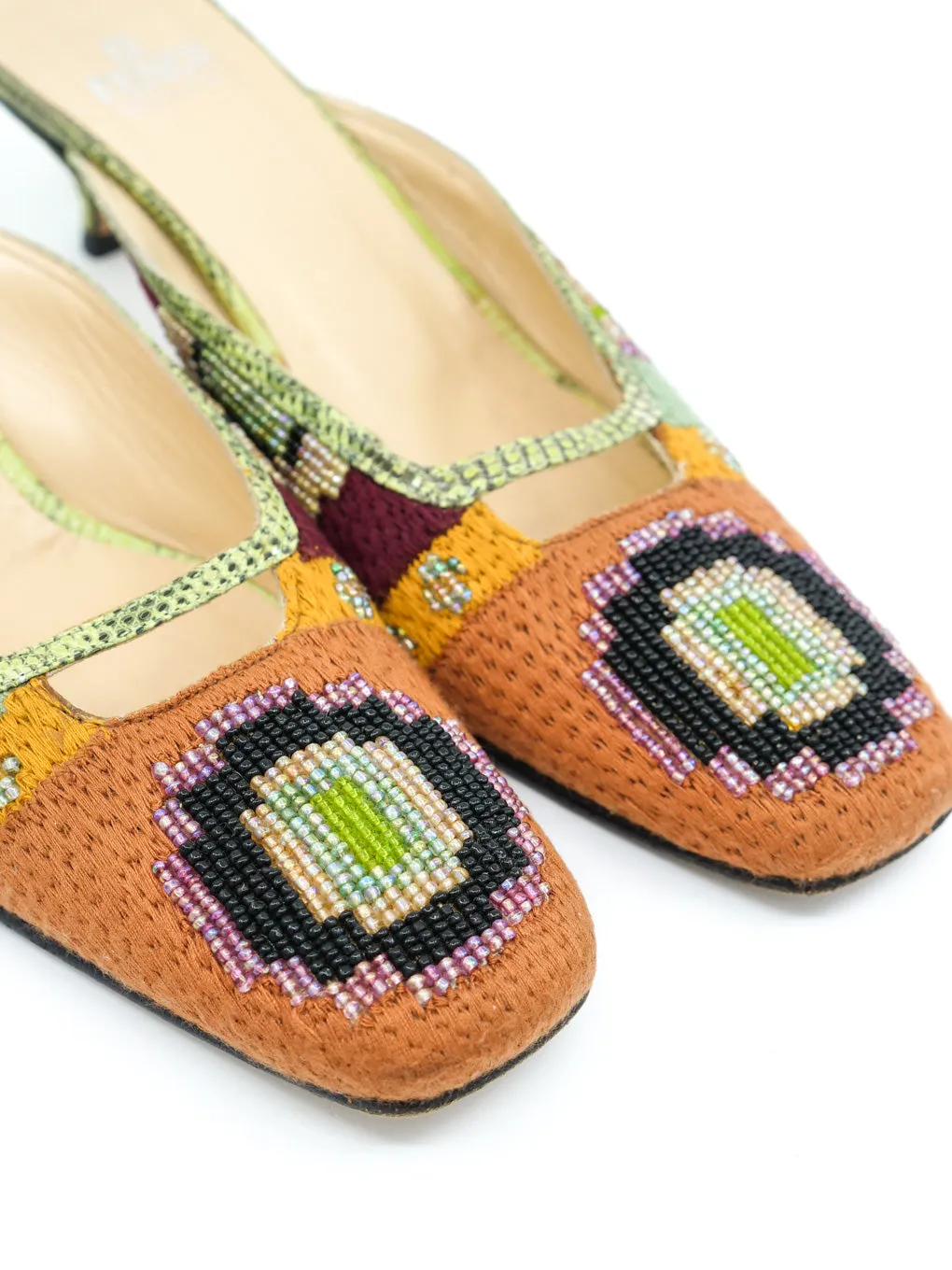 Fendi Beaded Mules, 7