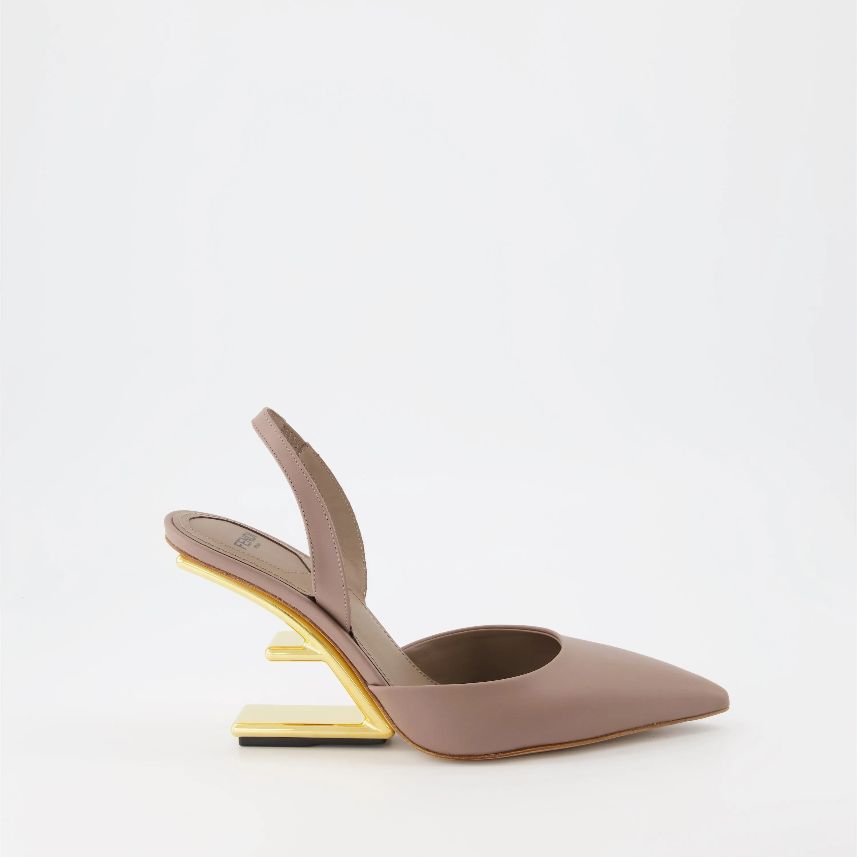 Fendi First Beige Leather Pumps