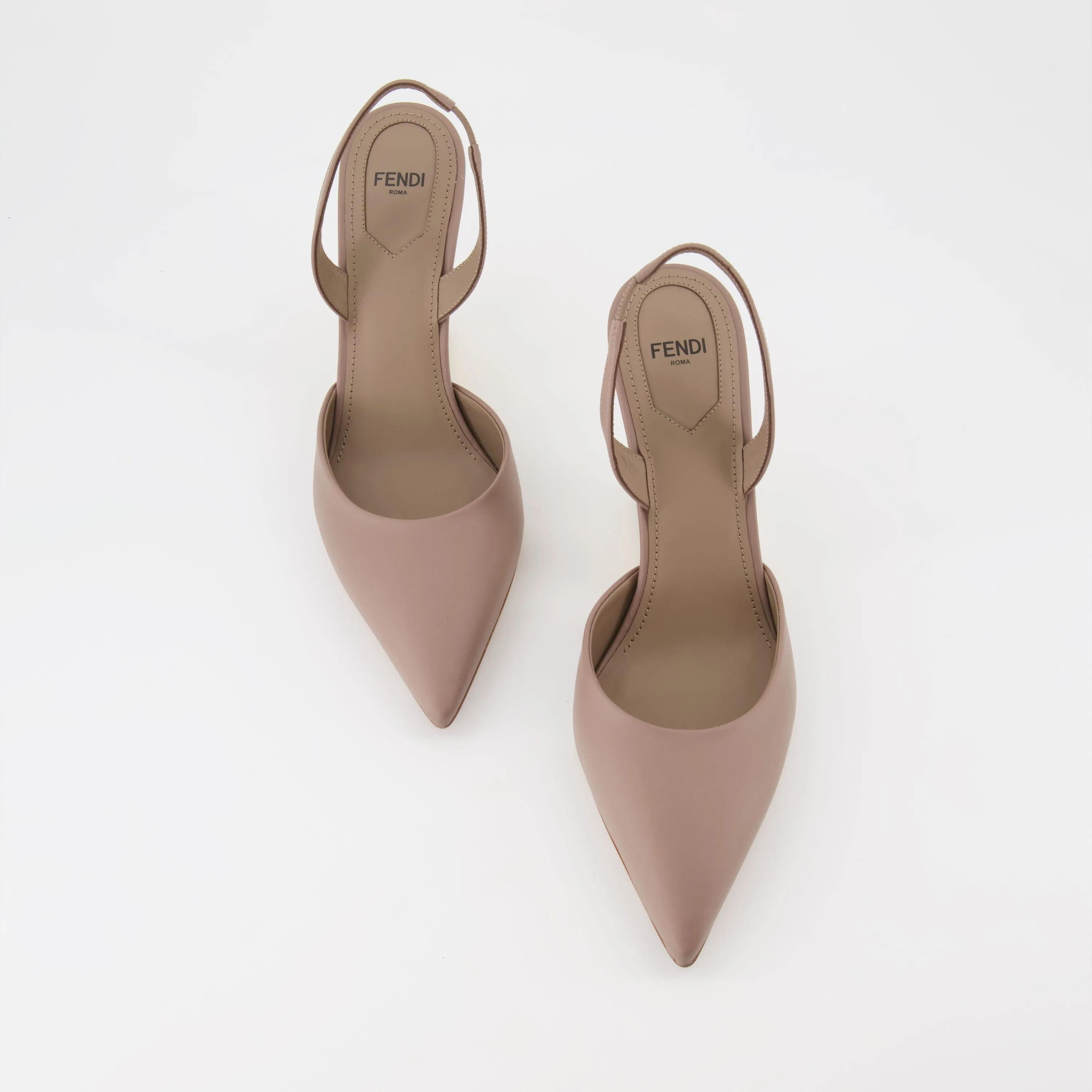 Fendi First Beige Leather Pumps