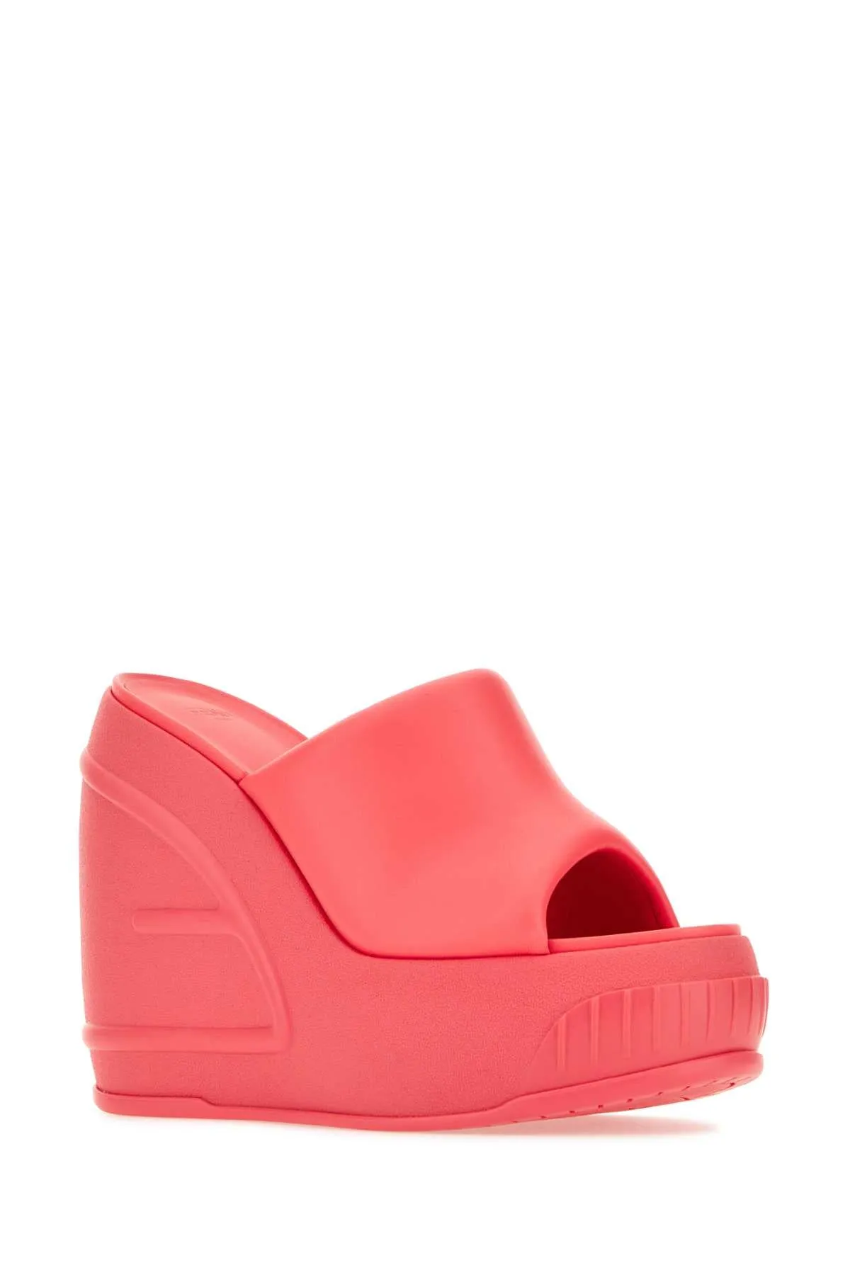 Fendi Pink Nappa Leather Sfilata Mules