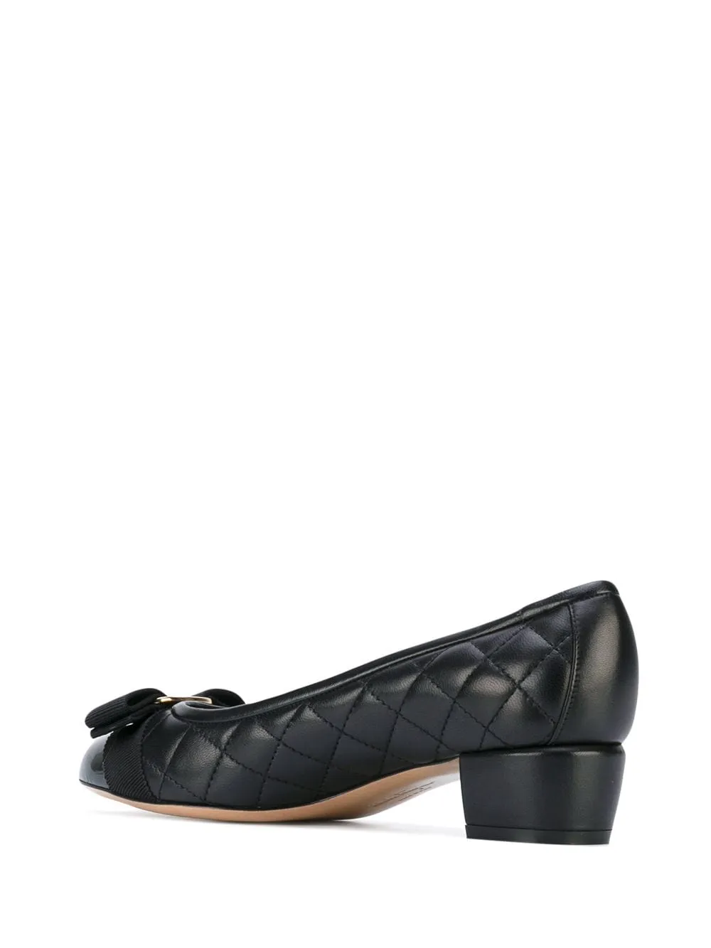 Ferragamo    Ferragamo Vara Leather Pumps