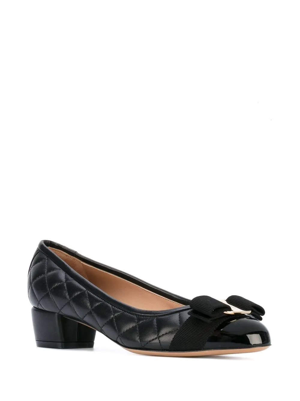 Ferragamo    Ferragamo Vara Leather Pumps