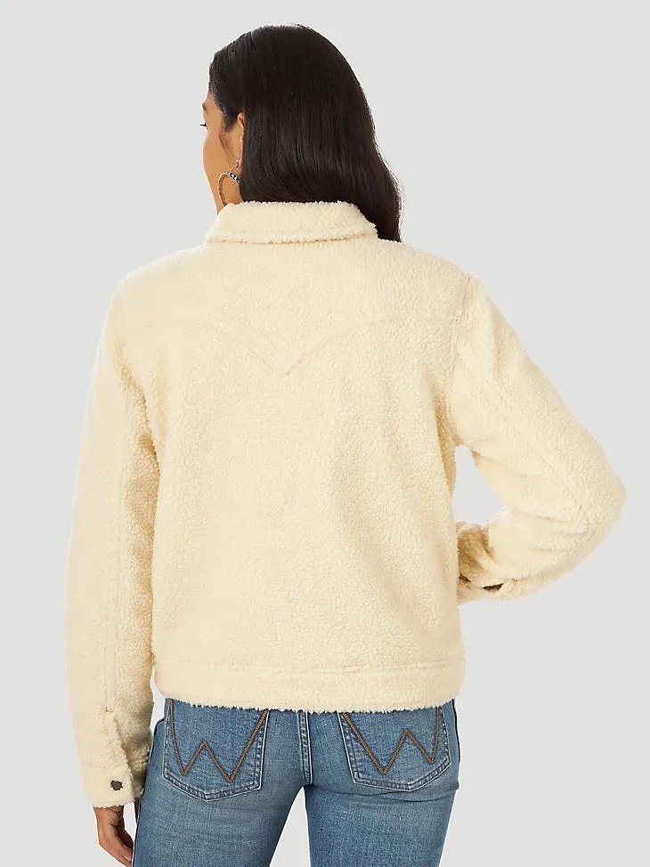 Wrangler Retro Sherpa Snap Jacket - Final Sale