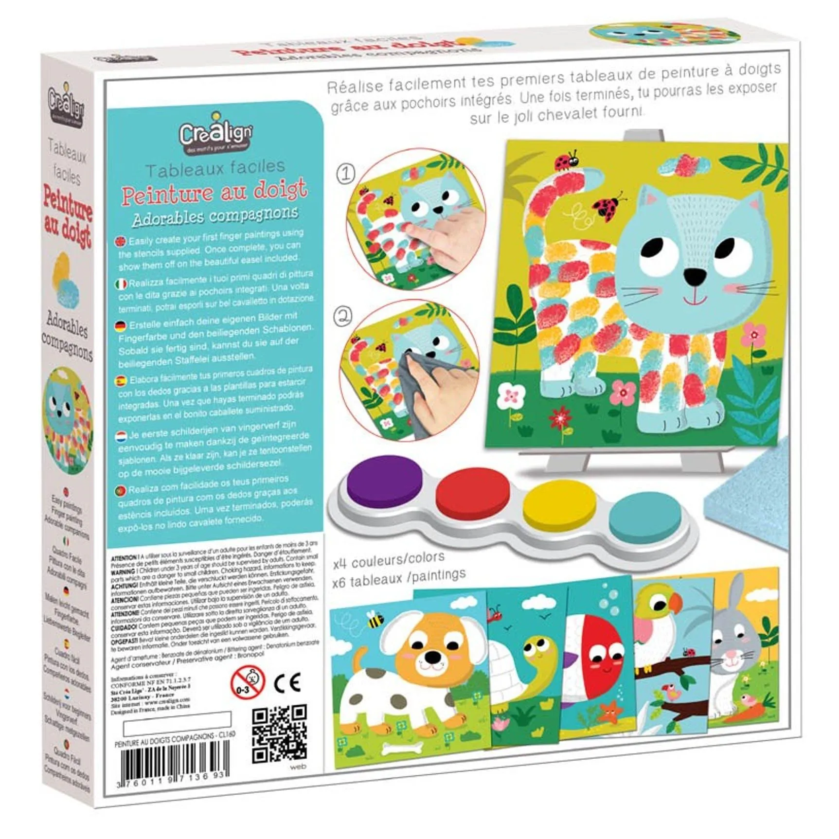 Animal Finger Painting Set