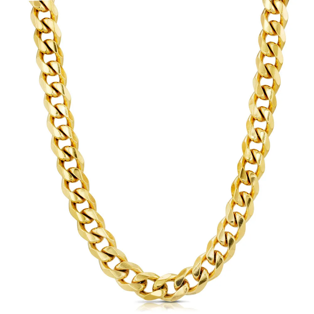 Flat Edge Cuban Link Chain for Women