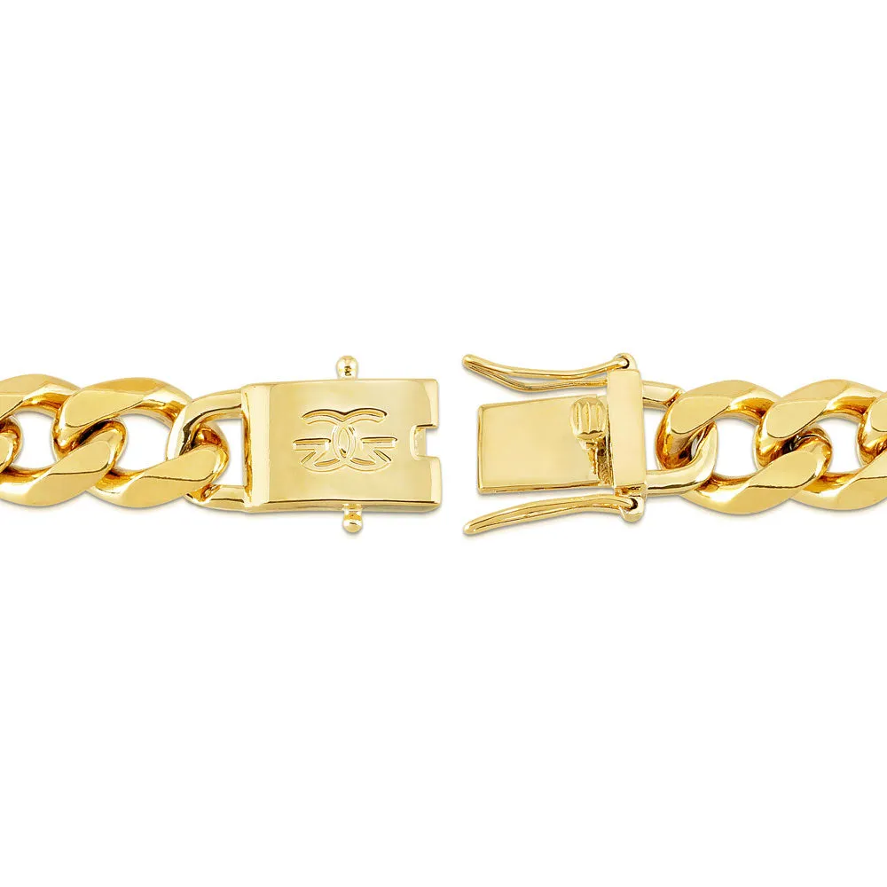 Flat Edge Cuban Link Chain for Women