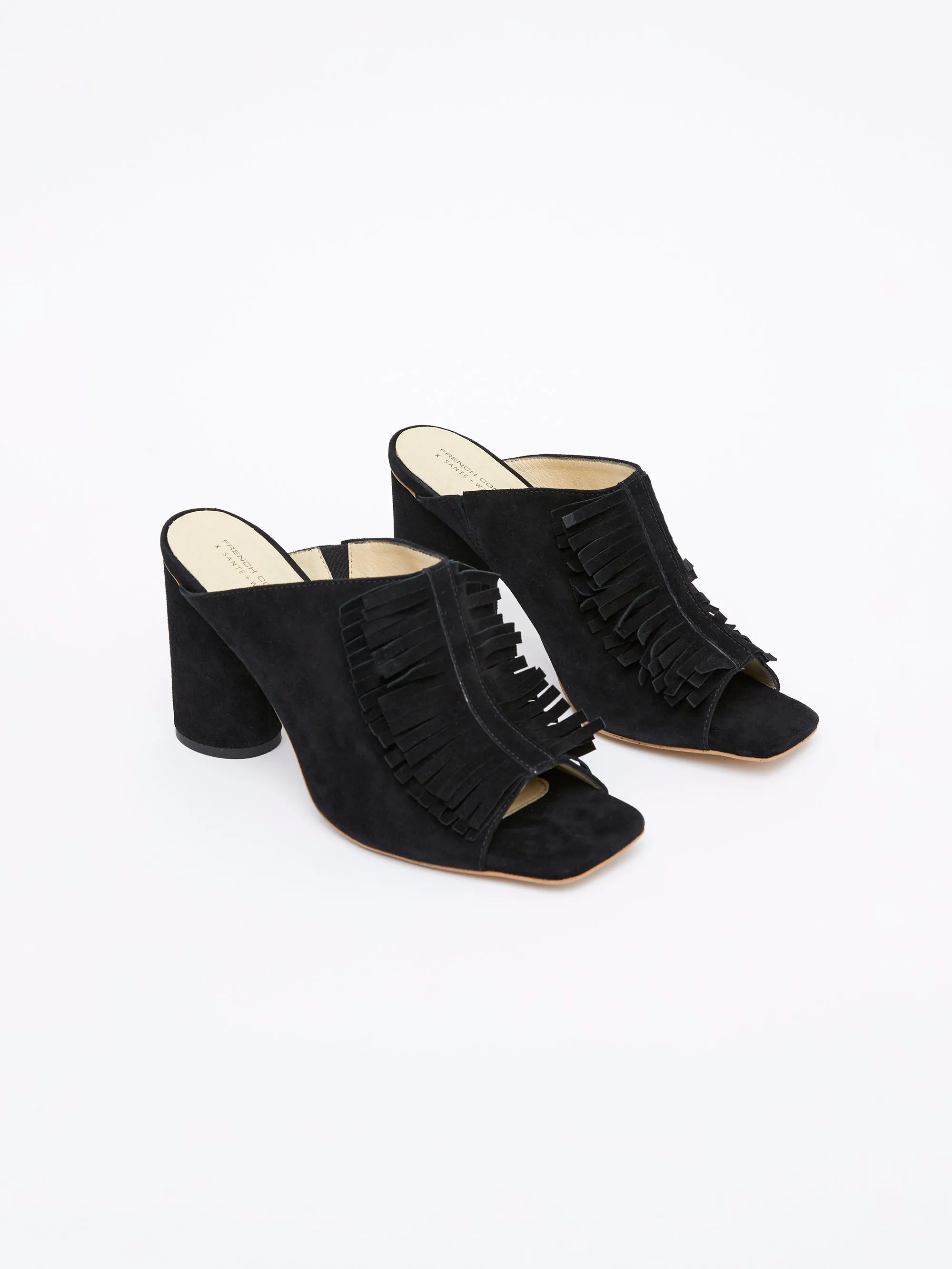 Fringed Mules named Flora