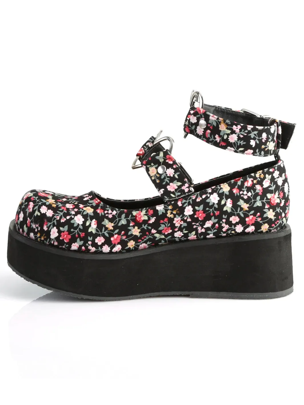 Floral Demonia Sprite-02 Shoes - Pre Order