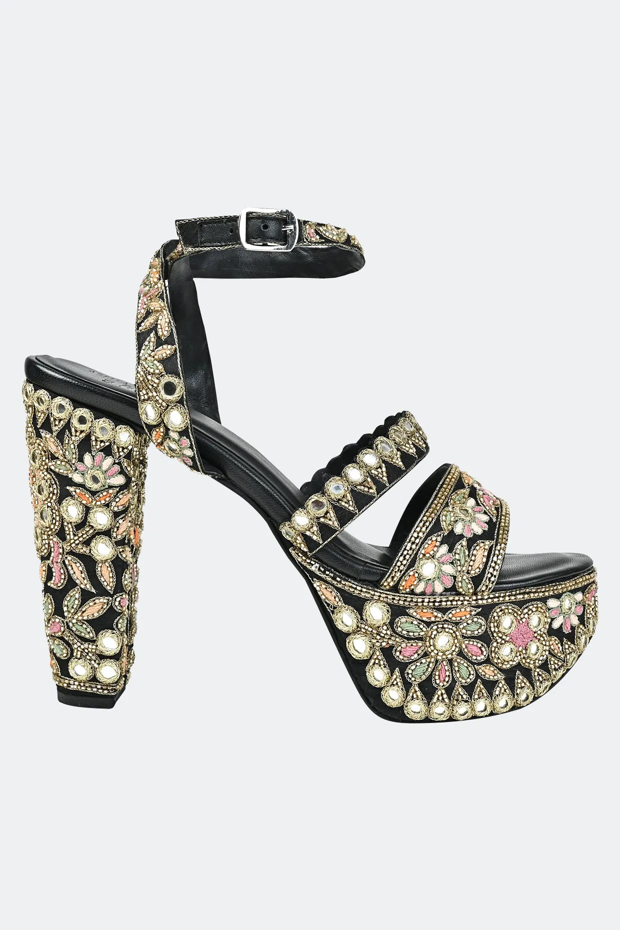 Floral Mirage Platform Shoes for Women