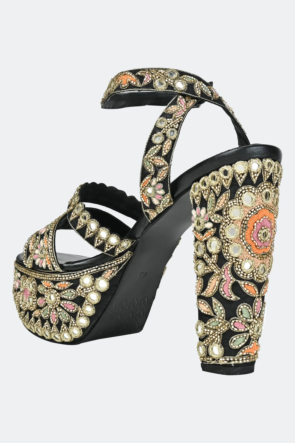 Floral Mirage Platform Shoes for Women