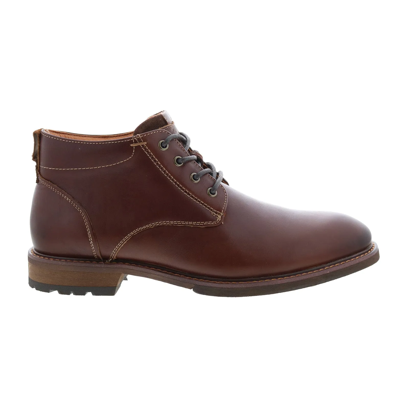 Florsheim men's brown leather lace-up chukka boots