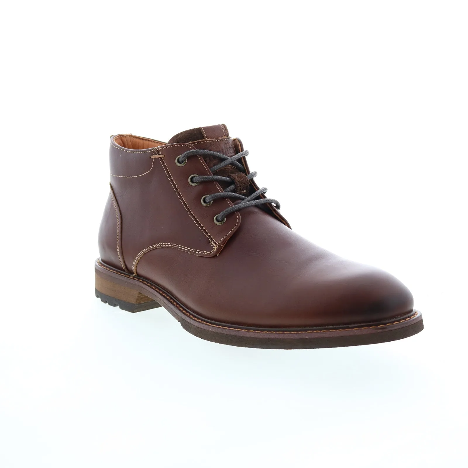 Florsheim men's brown leather lace-up chukka boots