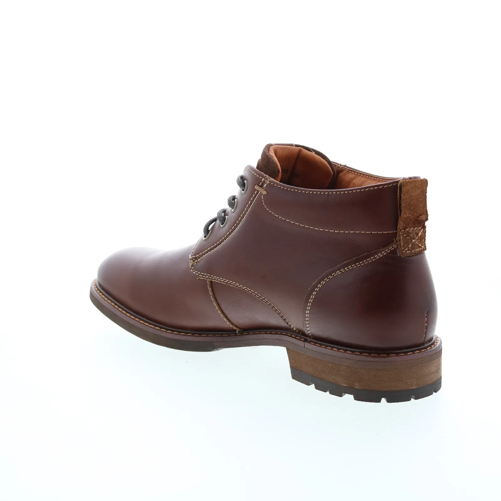 Florsheim men's brown leather lace-up chukka boots