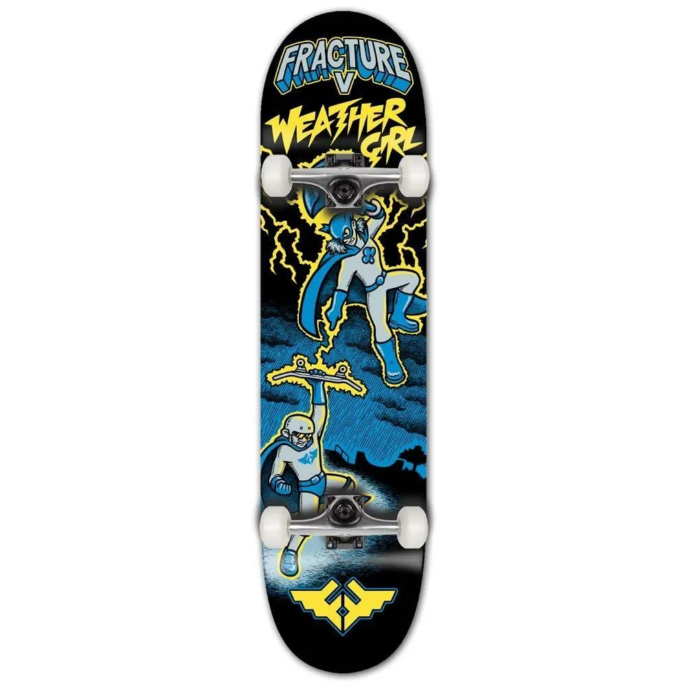 Fracture x Jon Horner Weather Girl Factory Complete Skateboard Multi 7.25