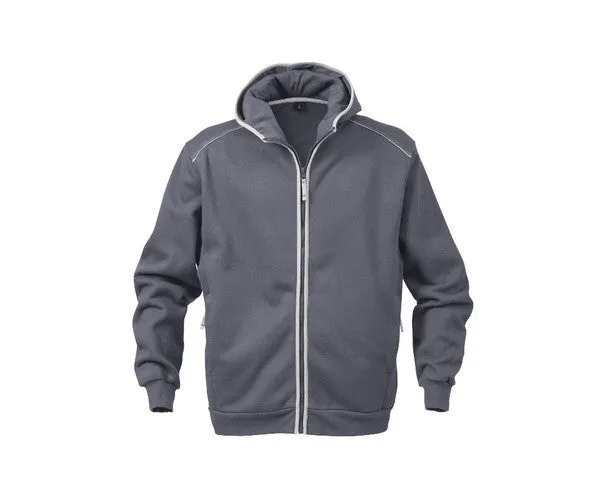 Fristads Kansas 100793 Edge Hooded Sweatshirt Anthracite Grey