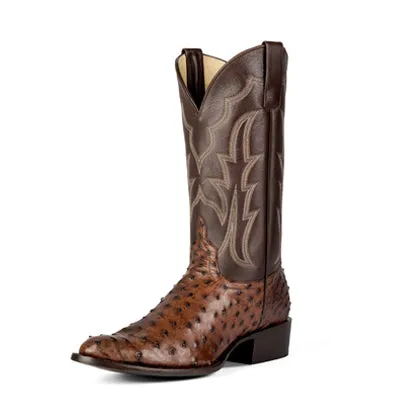 Full Quill Ostrich Cowboy Boots