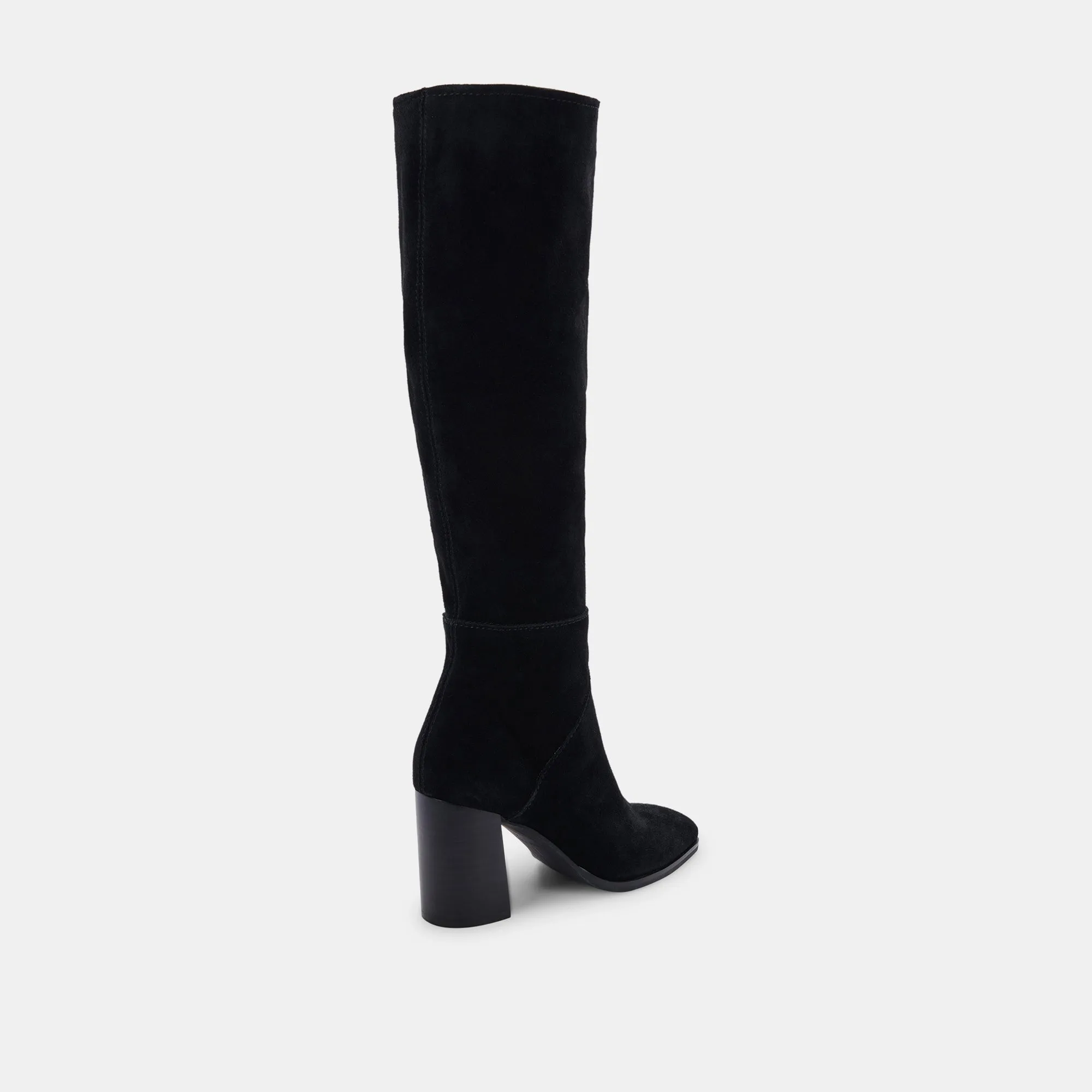 Fynn Black Suede Boots