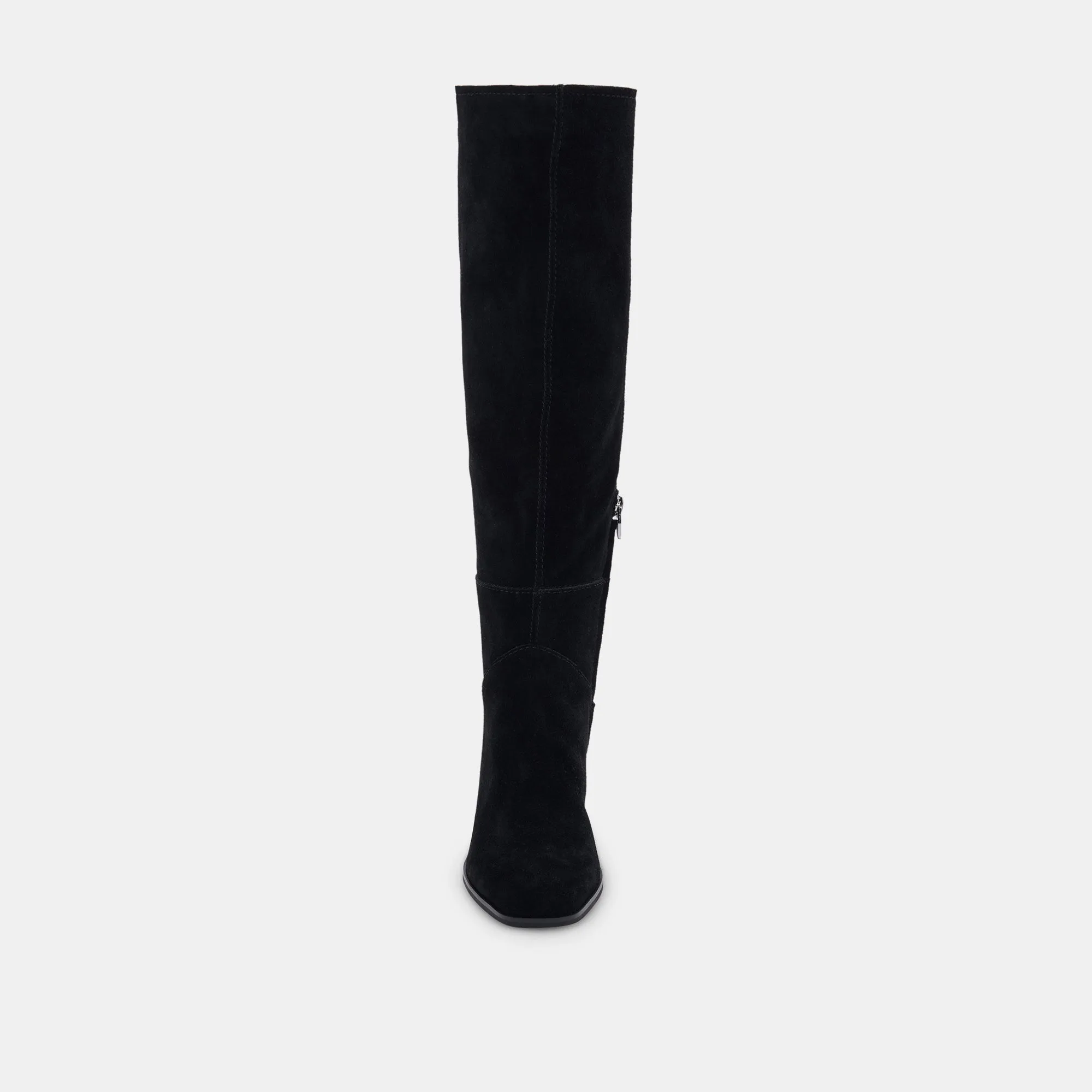 Fynn Black Suede Boots