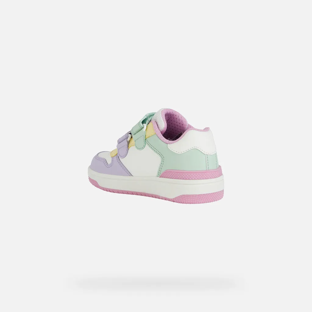 Geox J45HXB J Washiba Girl White/Multicolour