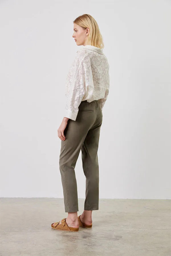 Gerard Darel & PabloELIZIA SLIM COTTON MIX TROUSERS