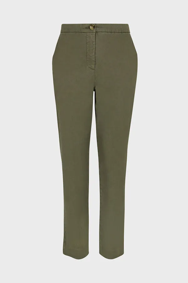 Gerard Darel & PabloELIZIA SLIM COTTON MIX TROUSERS