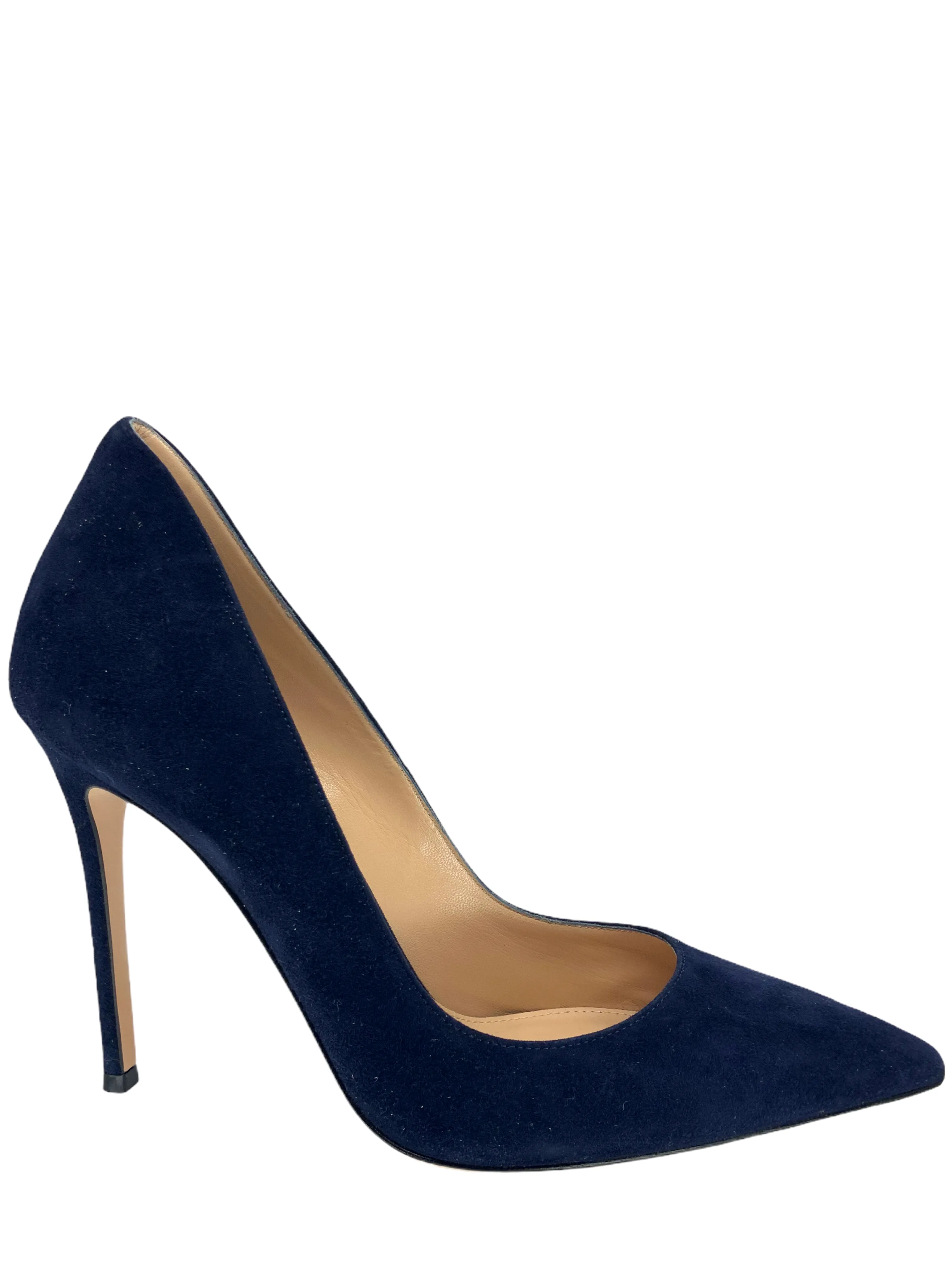 Gianvito Rossi Size 9 Suede Point Toe Pumps