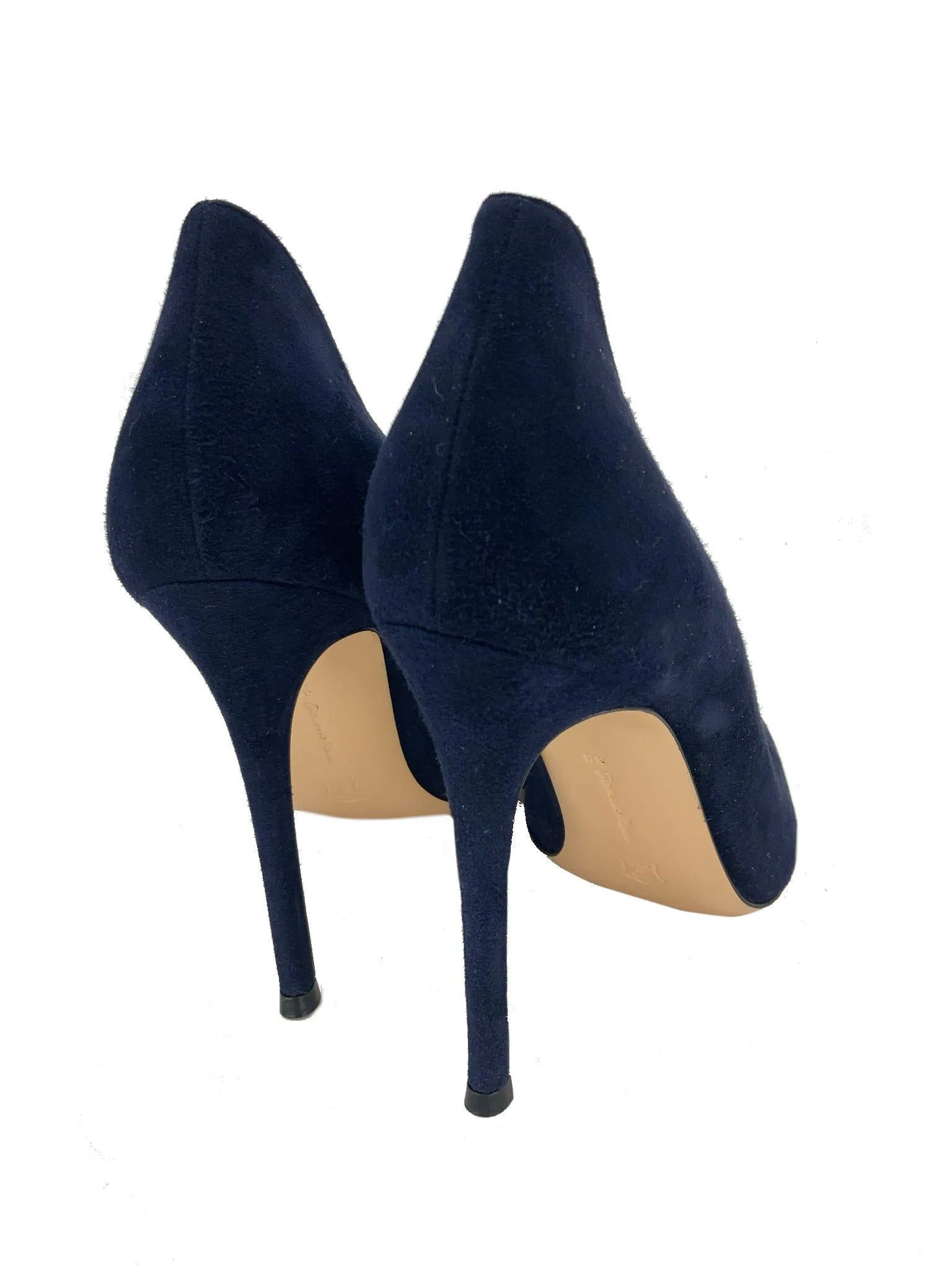 Gianvito Rossi Size 9 Suede Point Toe Pumps