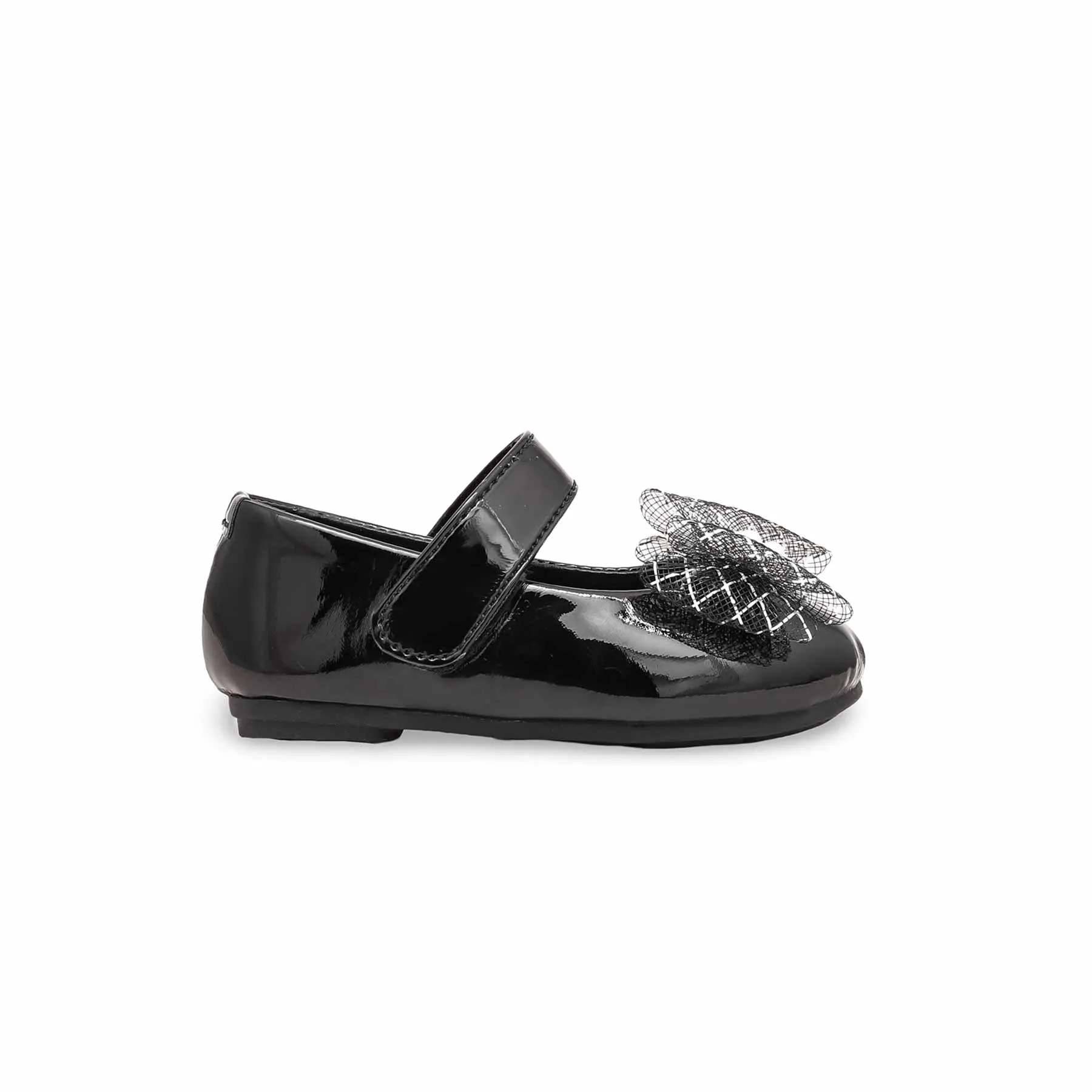 Girls Black Formal Pumps KD2259