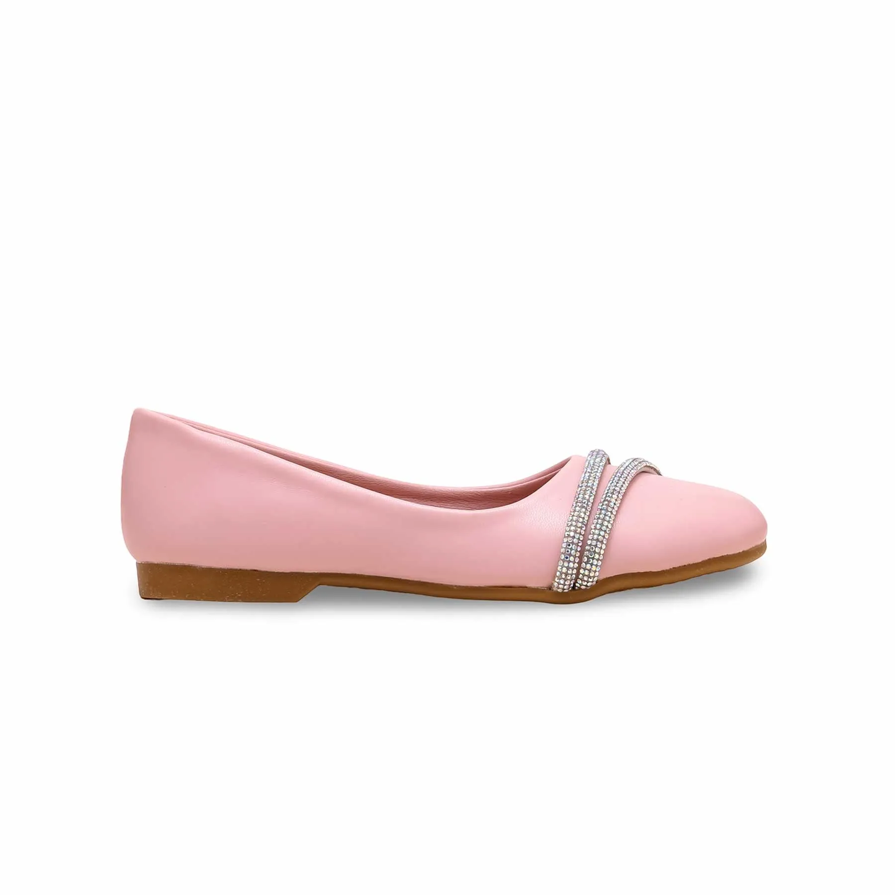 Girls Pink Formal Pumps KD0965