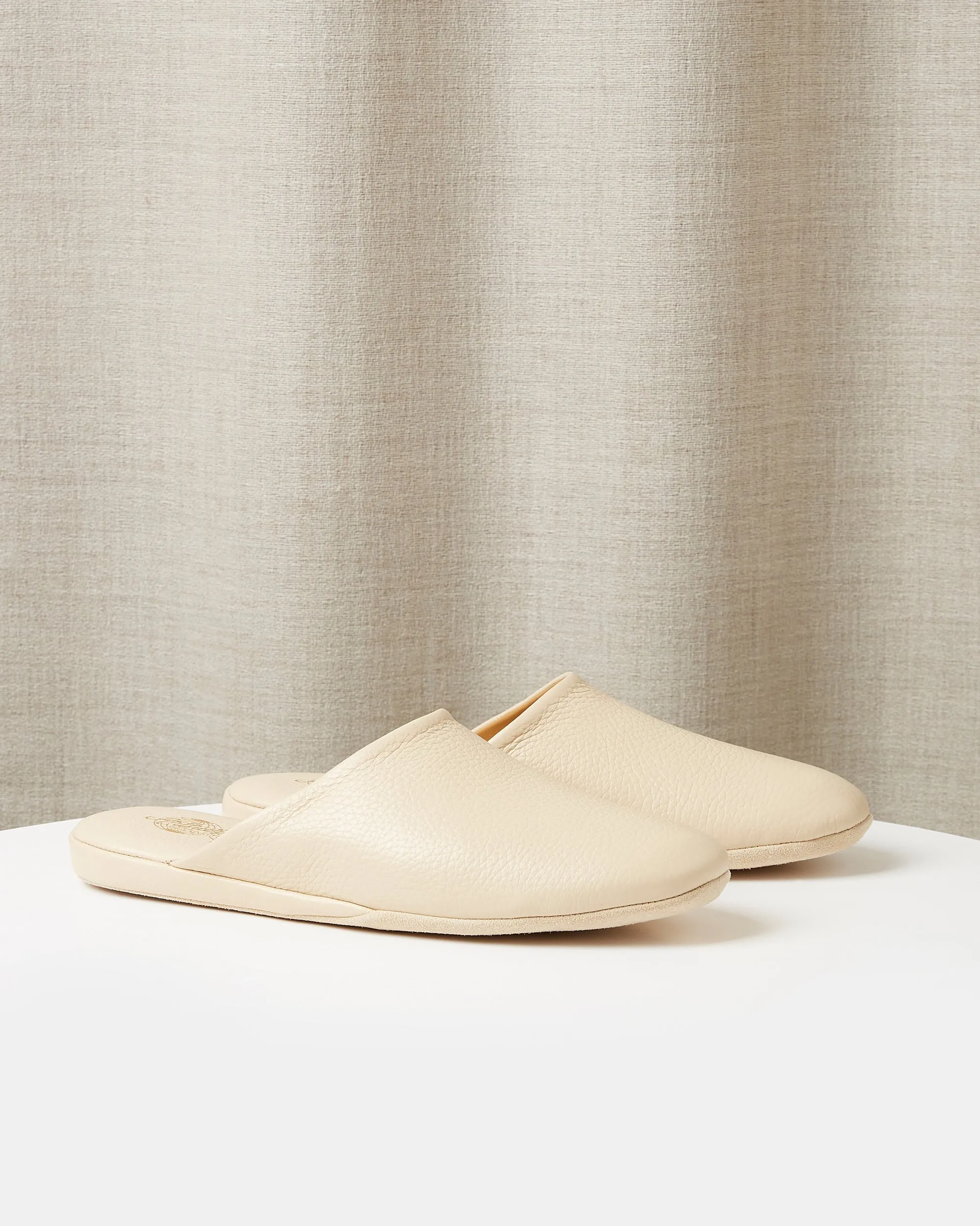 Globetrotter Glide Mules in Moonlit Ivory