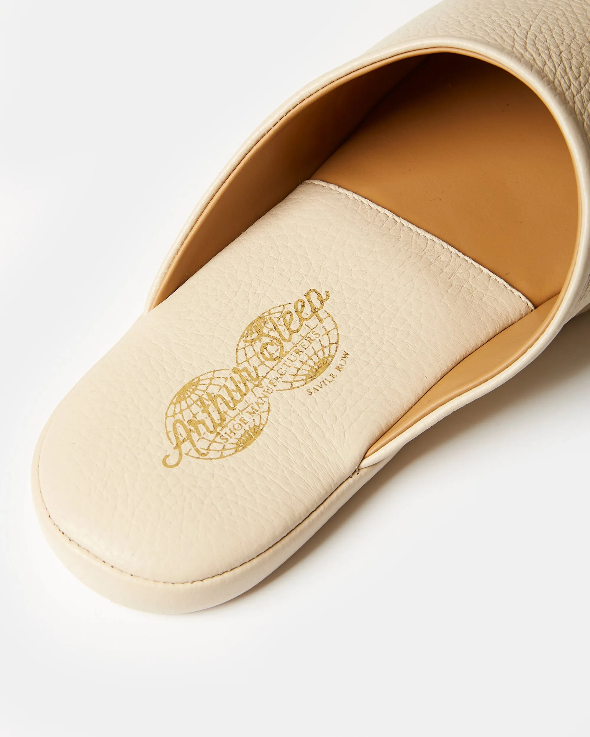 Globetrotter Glide Mules in Moonlit Ivory