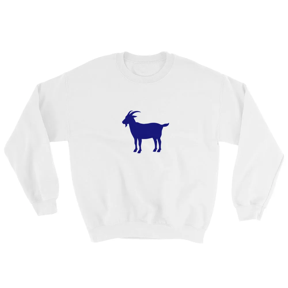 GOAT white sweatshirt