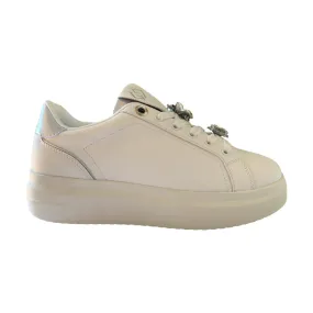 Silver White Women's Sneakers by Gold & Gold