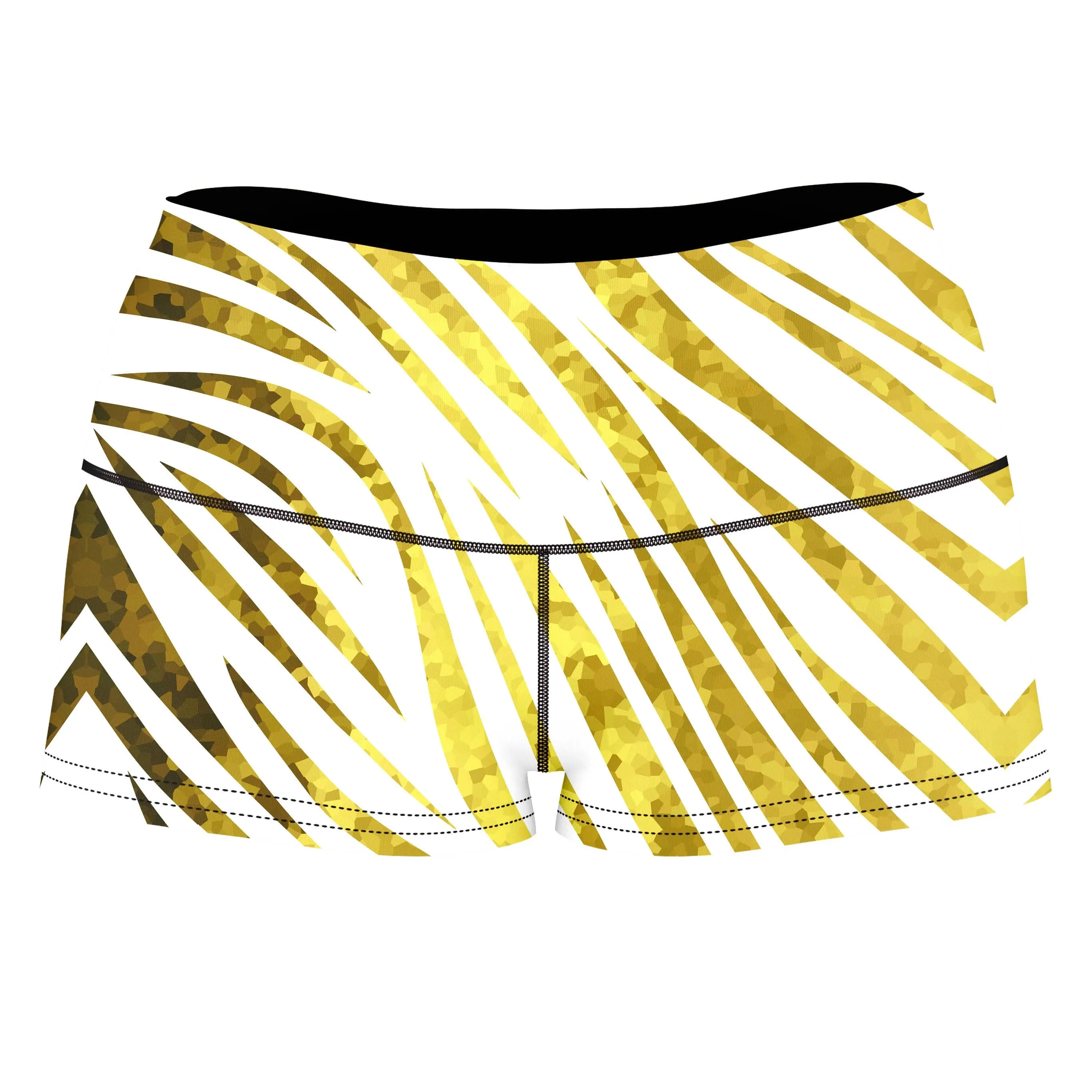 Gold Safari High-Waisted Women's Shorts