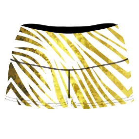 Gold Safari High-Waisted Women's Shorts